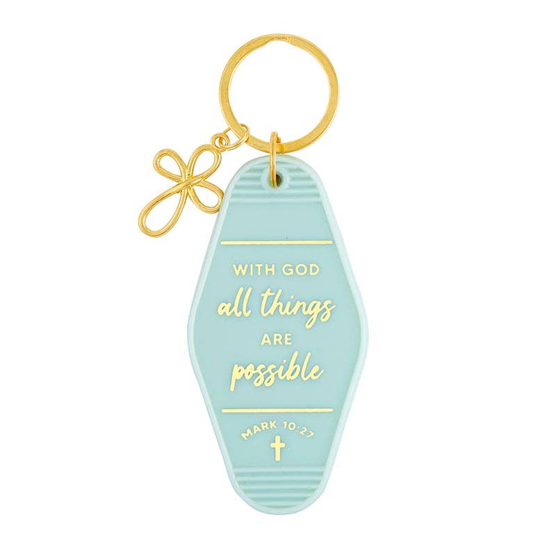 Scripture Motel Style Keychains