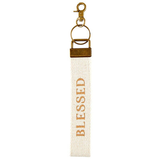 Canvas Keychain - Blessed