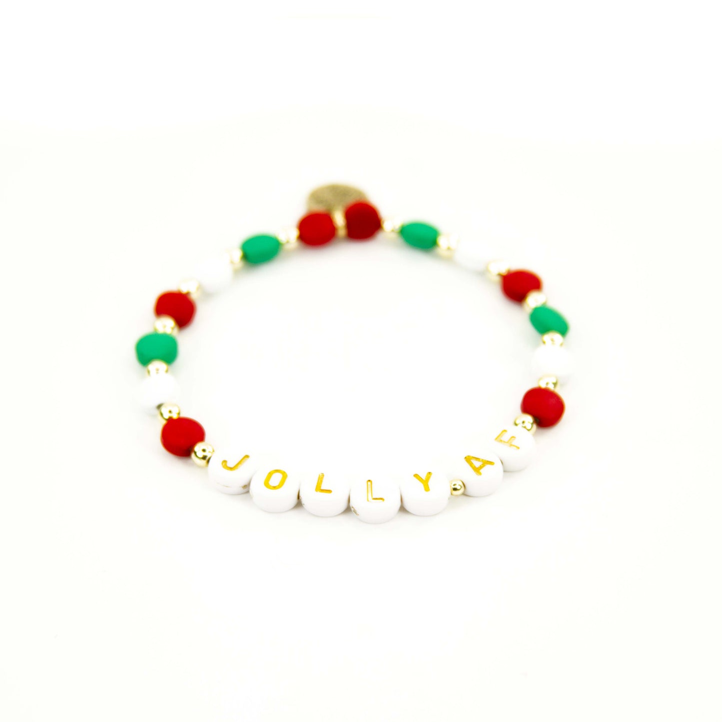 Merry 18K Gold & Enamel Christmas Bracelet