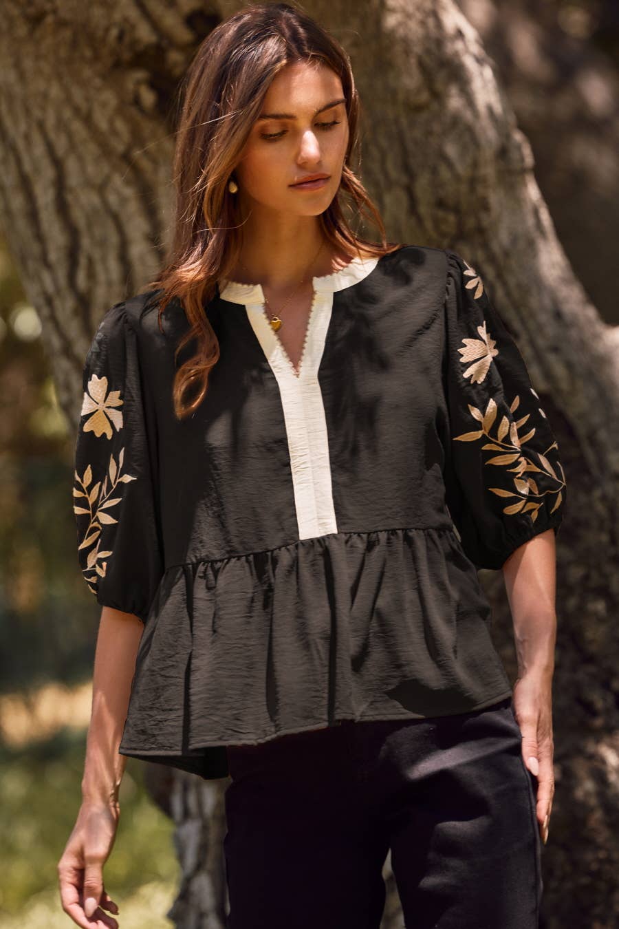 Oddi Airflow Peplum Blouse