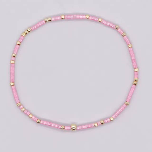 Boho Ball Beaded Bracelet Set