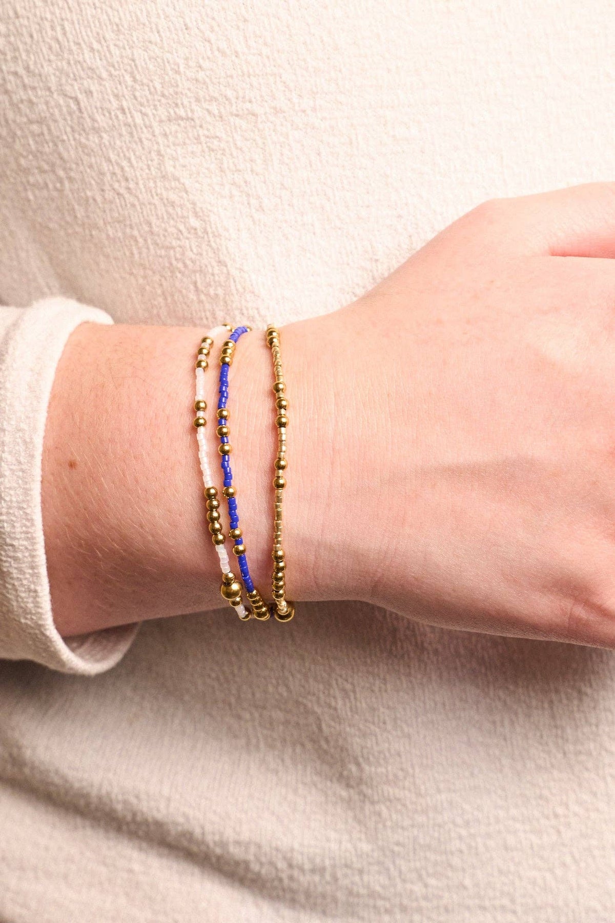 Nikki Smith Designs Blue Game Day Bracelet Set