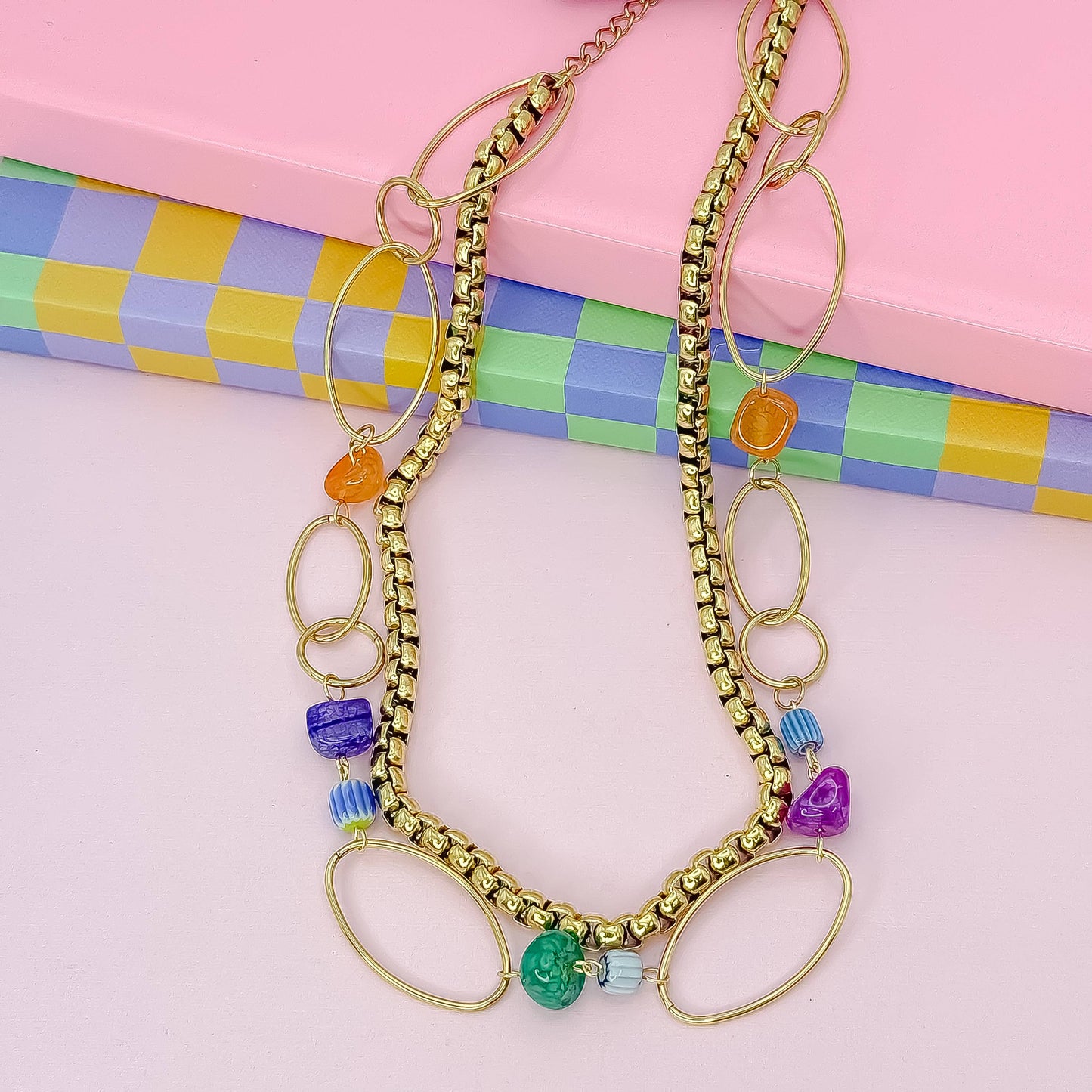 Treasure Jewels In the Moment Double Layered Necklace