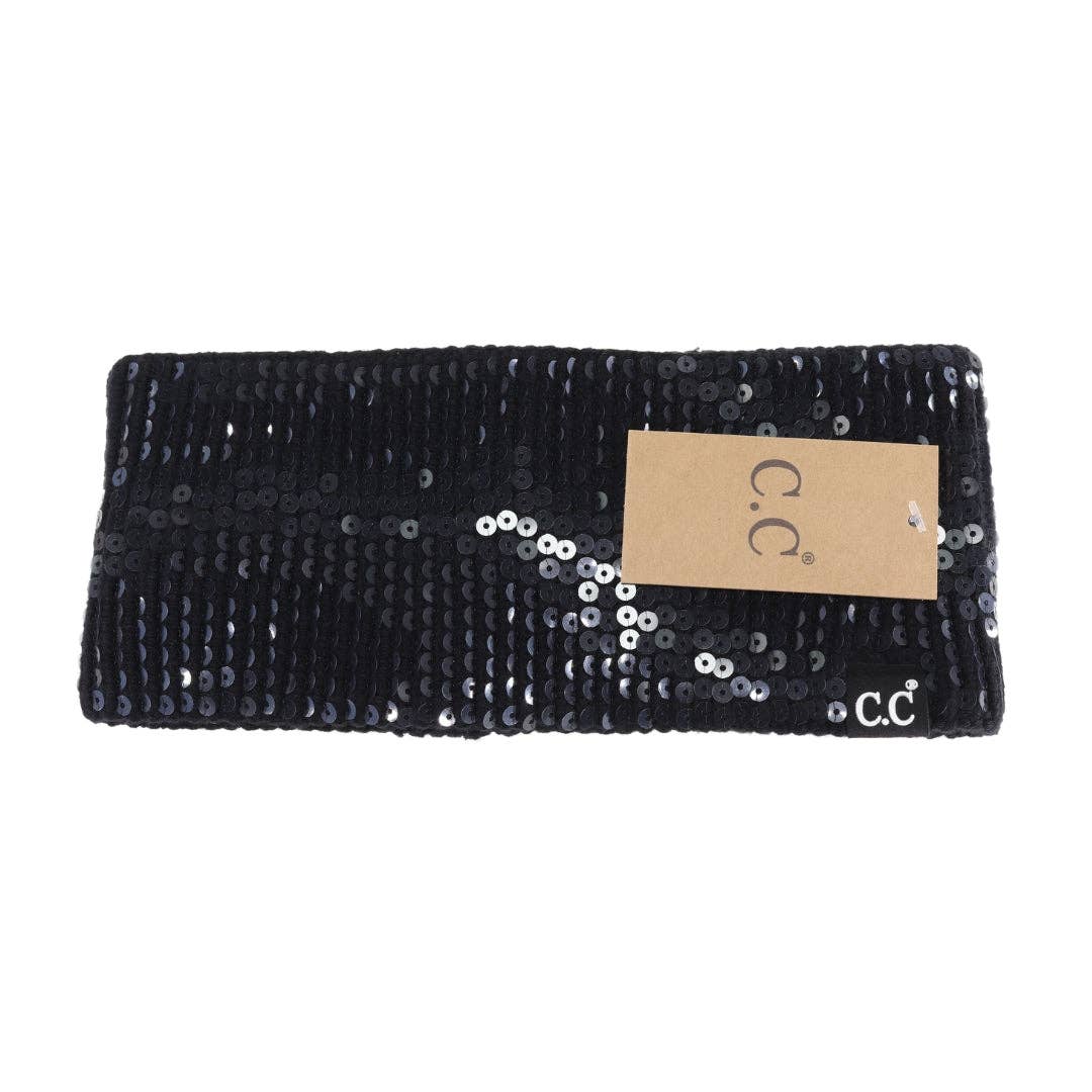 Allover Clear Sequin Women's Fashion Headband