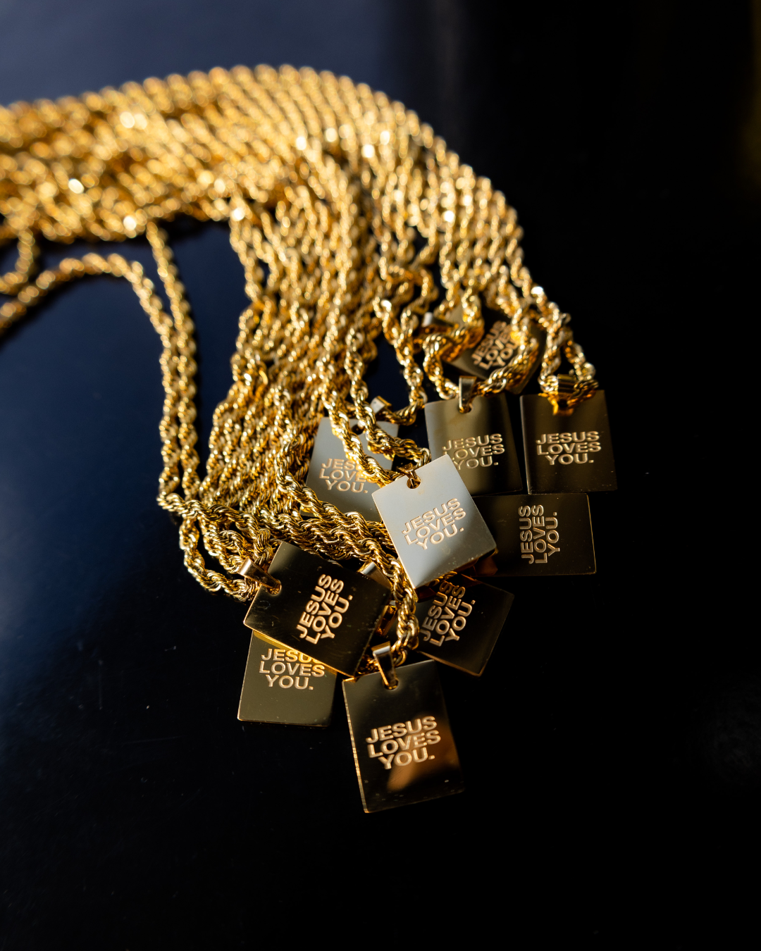 Jesus Loves You Co Limited 18K Gold Plated Chain