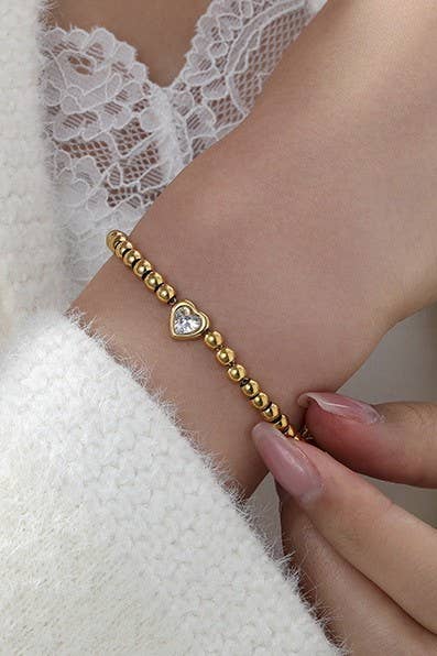 Gold Beaded Bracelet