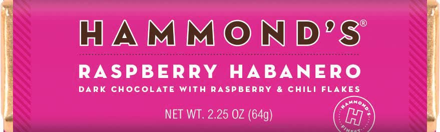 Hammonds Chocolate Bar Raspberry Habanero Dark