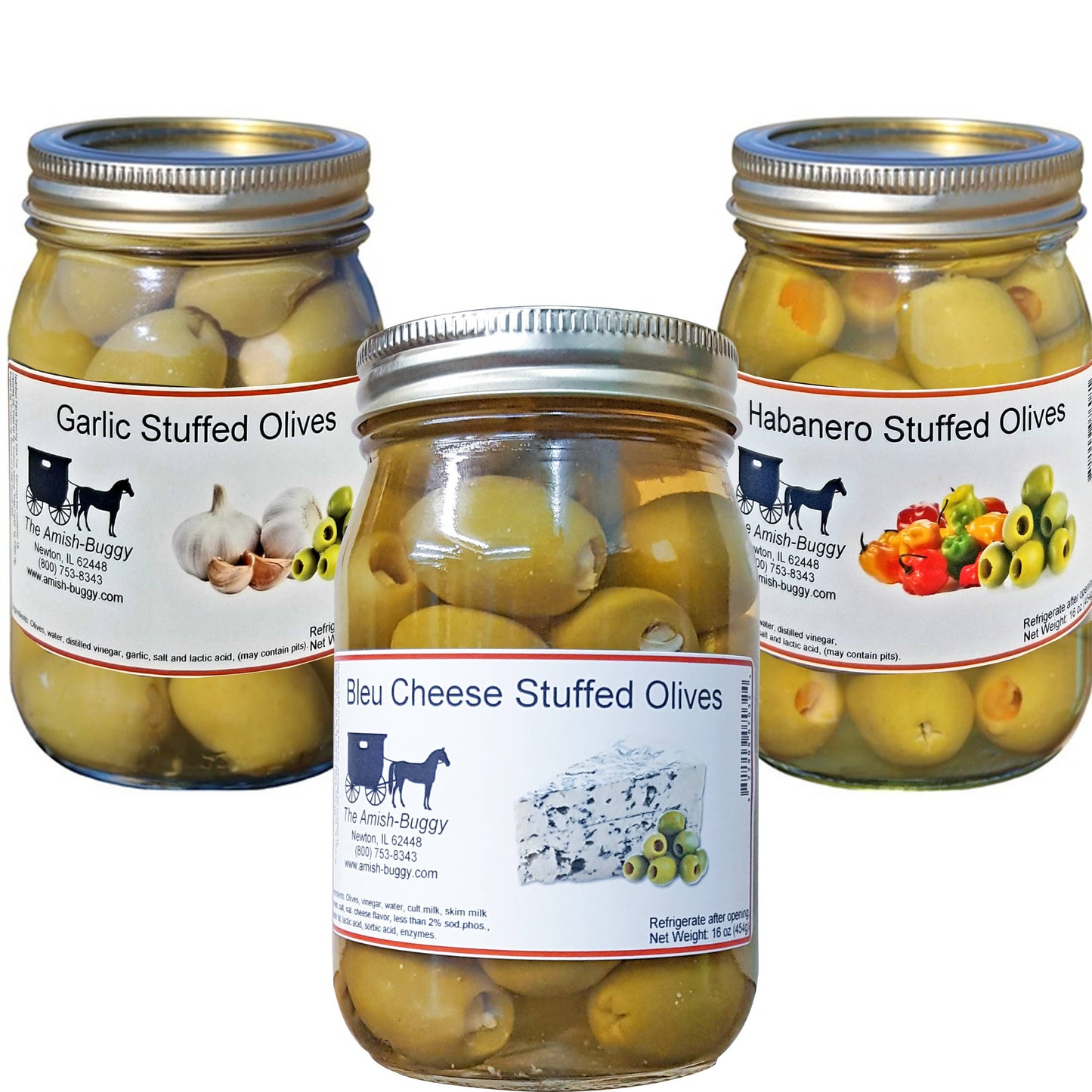 Amish Pickled Vegetables & Eggs 16 oz. Jar