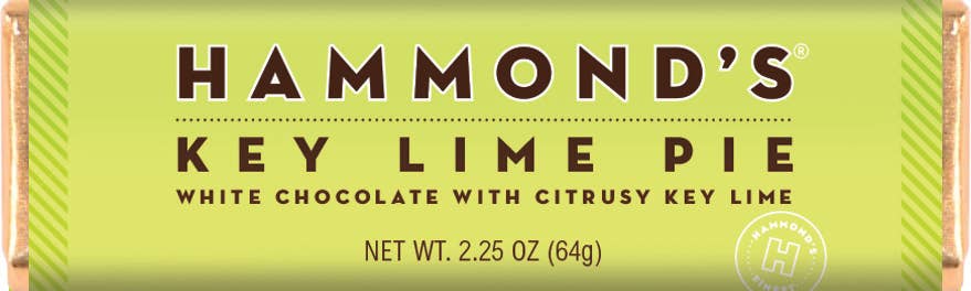 Hammonds Key Lime White Chocolate Bar