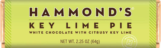 Hammonds Key Lime White Chocolate Bar