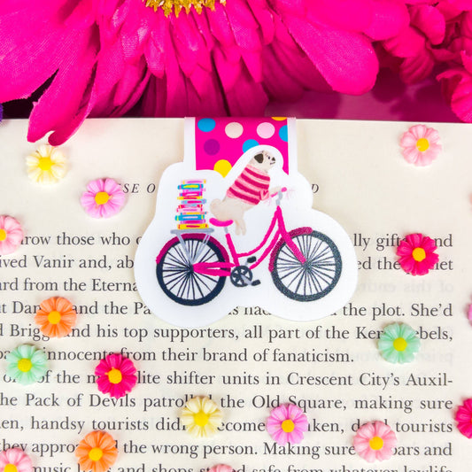 Bookish Pug Magnetic Bookmark