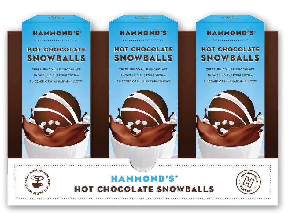 Cocoa Bombs Hot Chocolate Snowballs Display 6oz