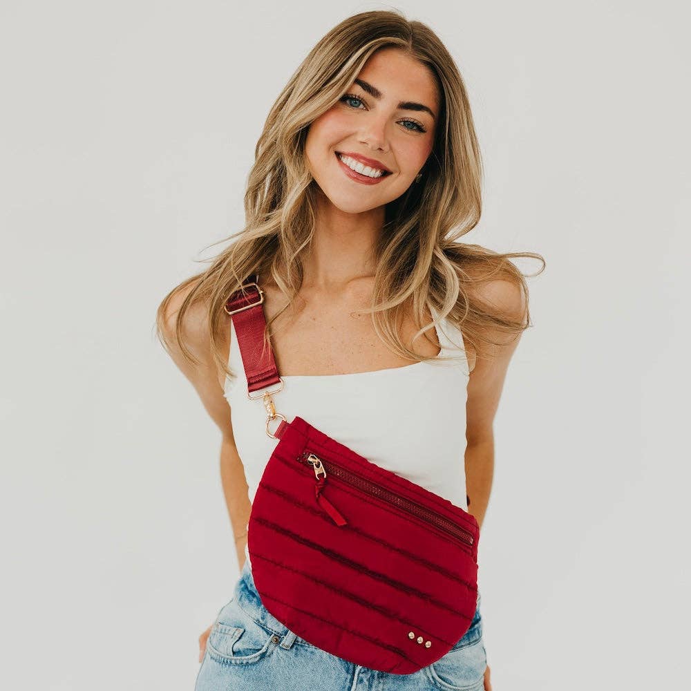 Pretty Simple Jolie Quilted Puffer Belt Bag