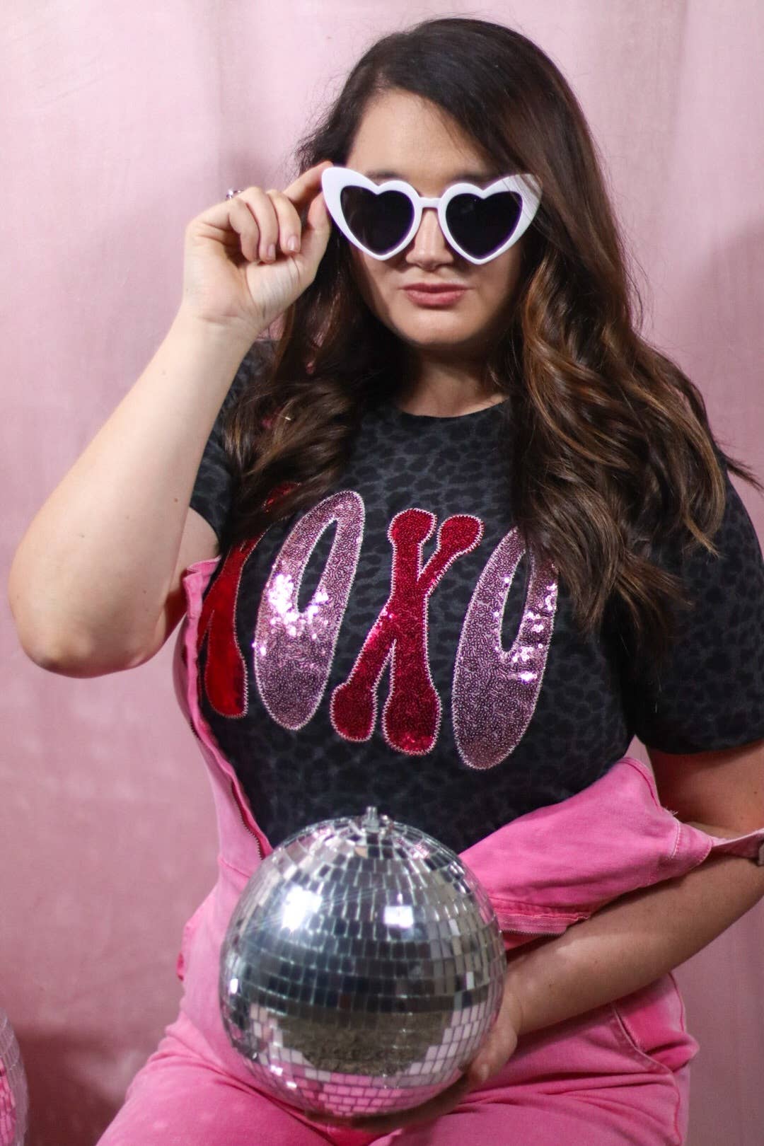 XOXO Sequin Tee