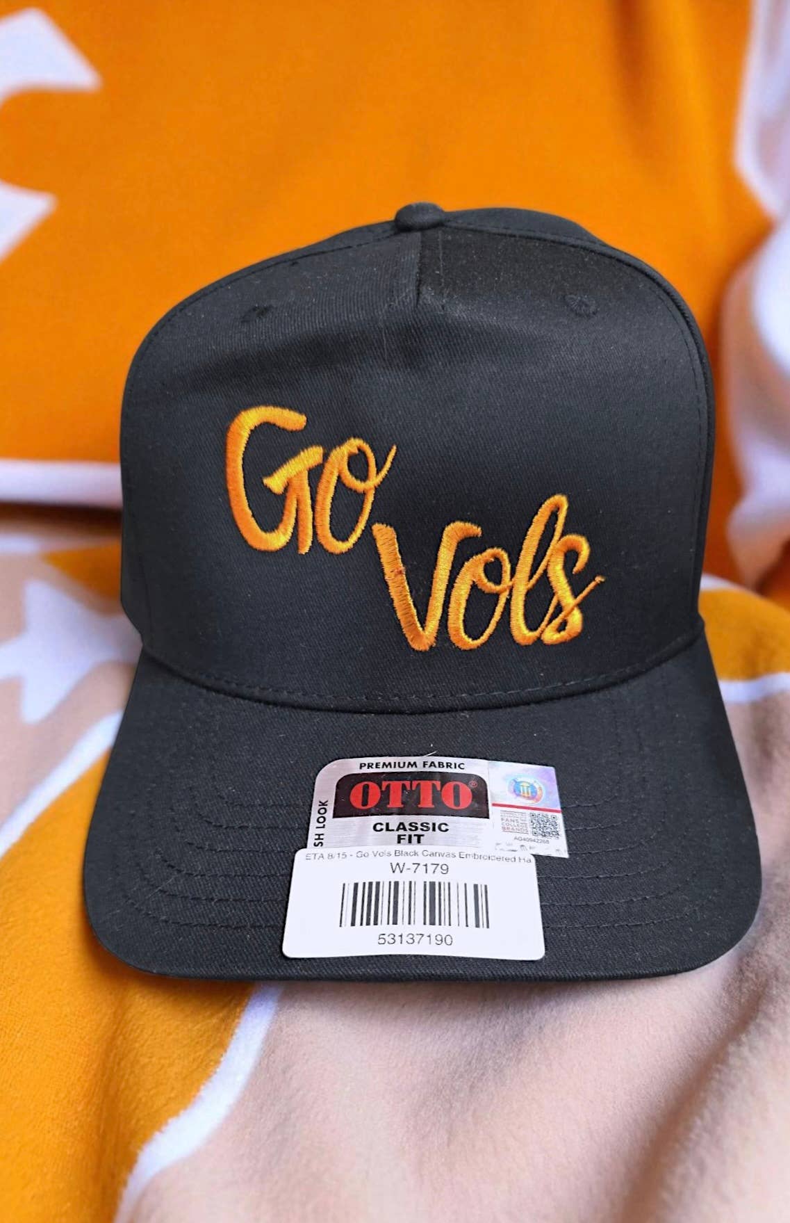 Go Vols Black Embroidered Trucker Hat