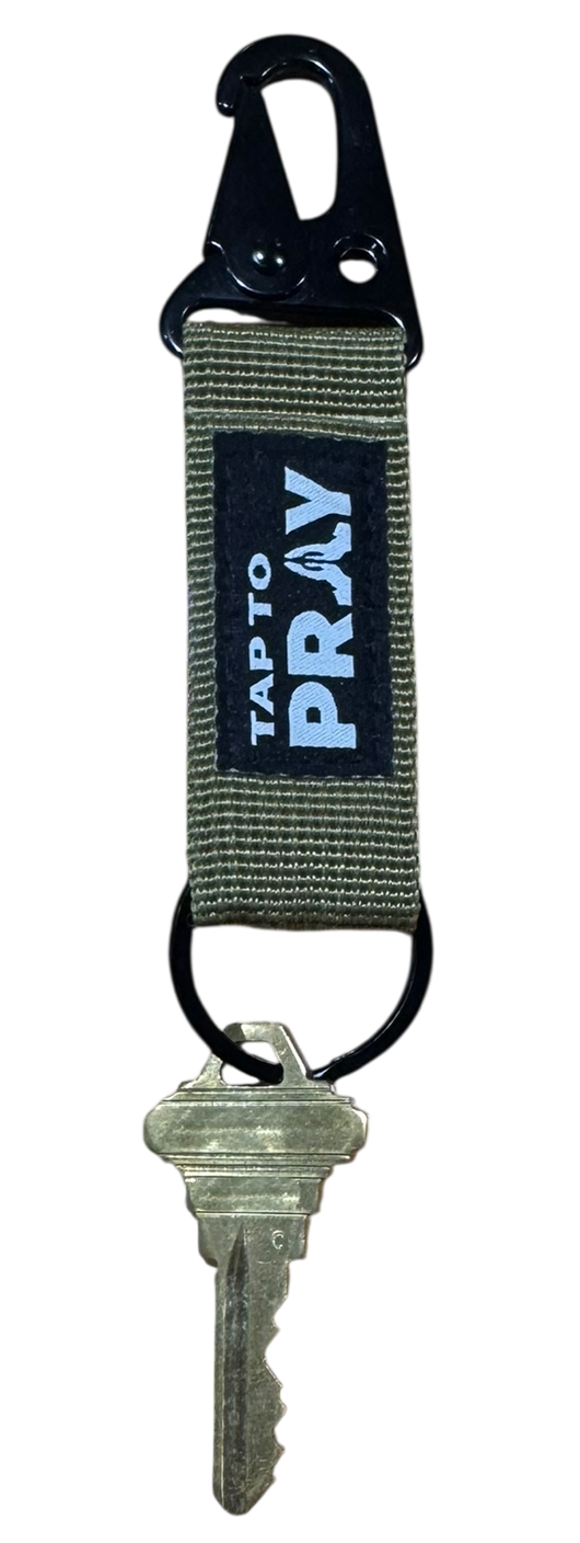 Tap To Pray Tactical Carabiner Keychain