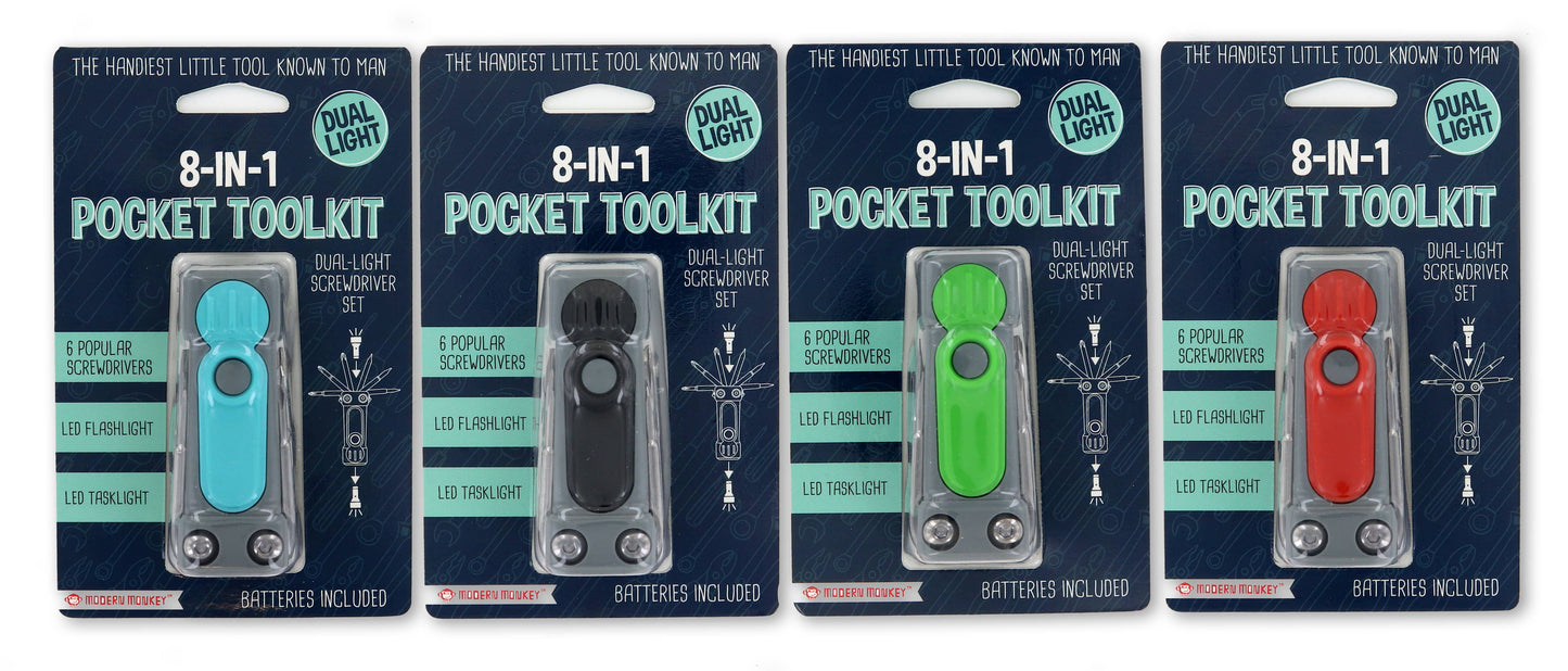 Mondern Monkey 8-in-1 Pocket Toolkit