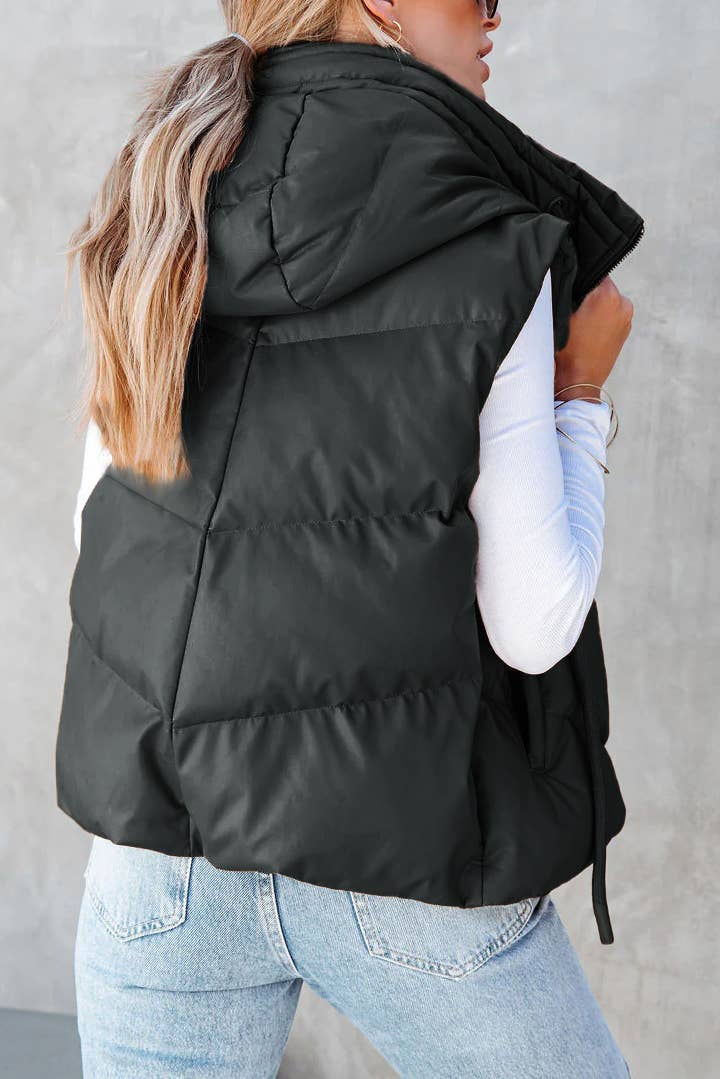 Hooded Puffer Vest