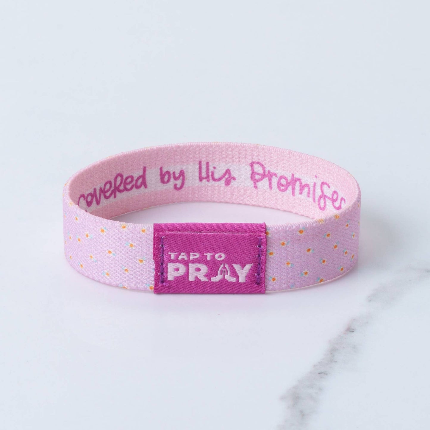 Versible Tap to Pray-Kingfolk Series Wristband-Covered by His Promises