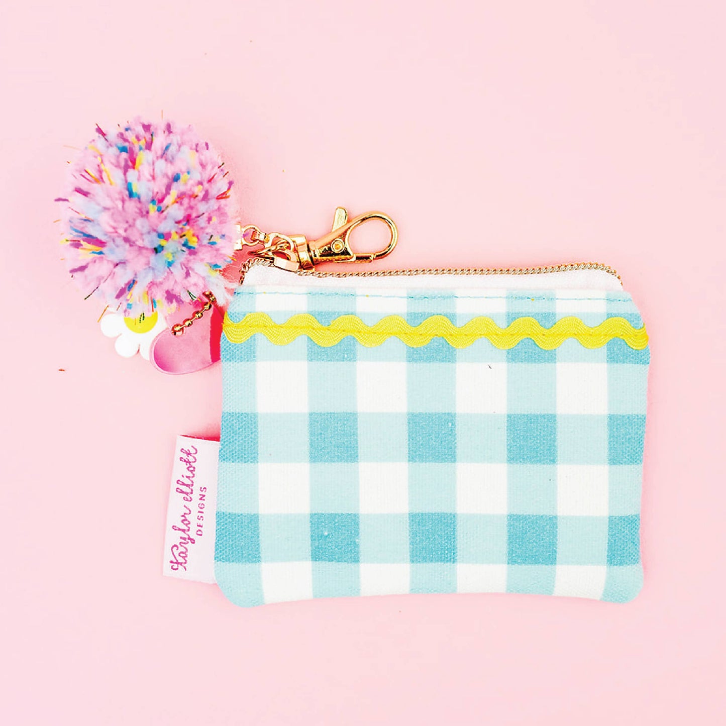 Card Holder Keychain Pouch - Daisy Darling - Mini