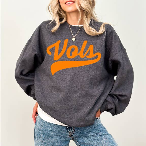 Vols Script Grey Sweatshirt