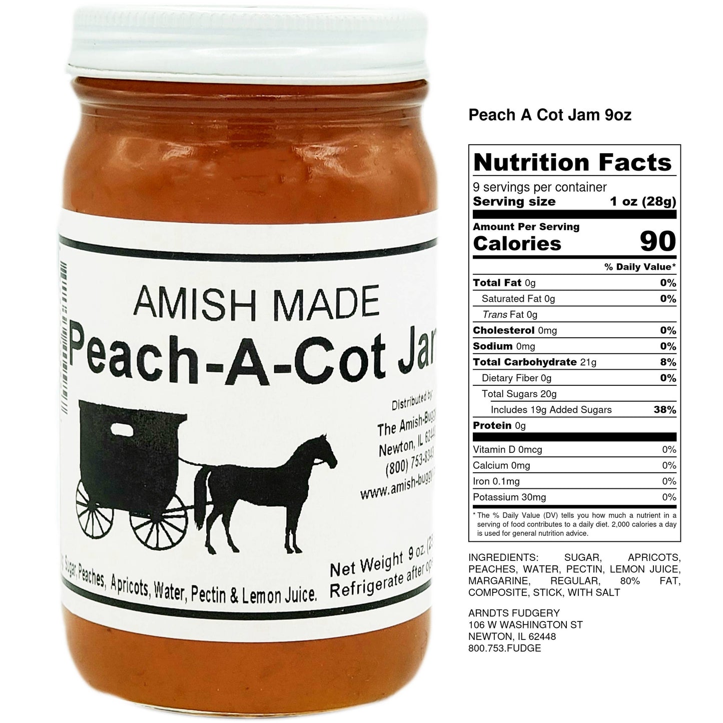 Amish made Jam and Jellies - 8 oz.