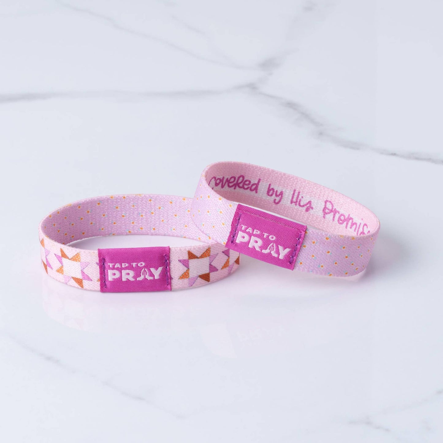Versible Tap to Pray-Kingfolk Series Wristband-Covered by His Promises