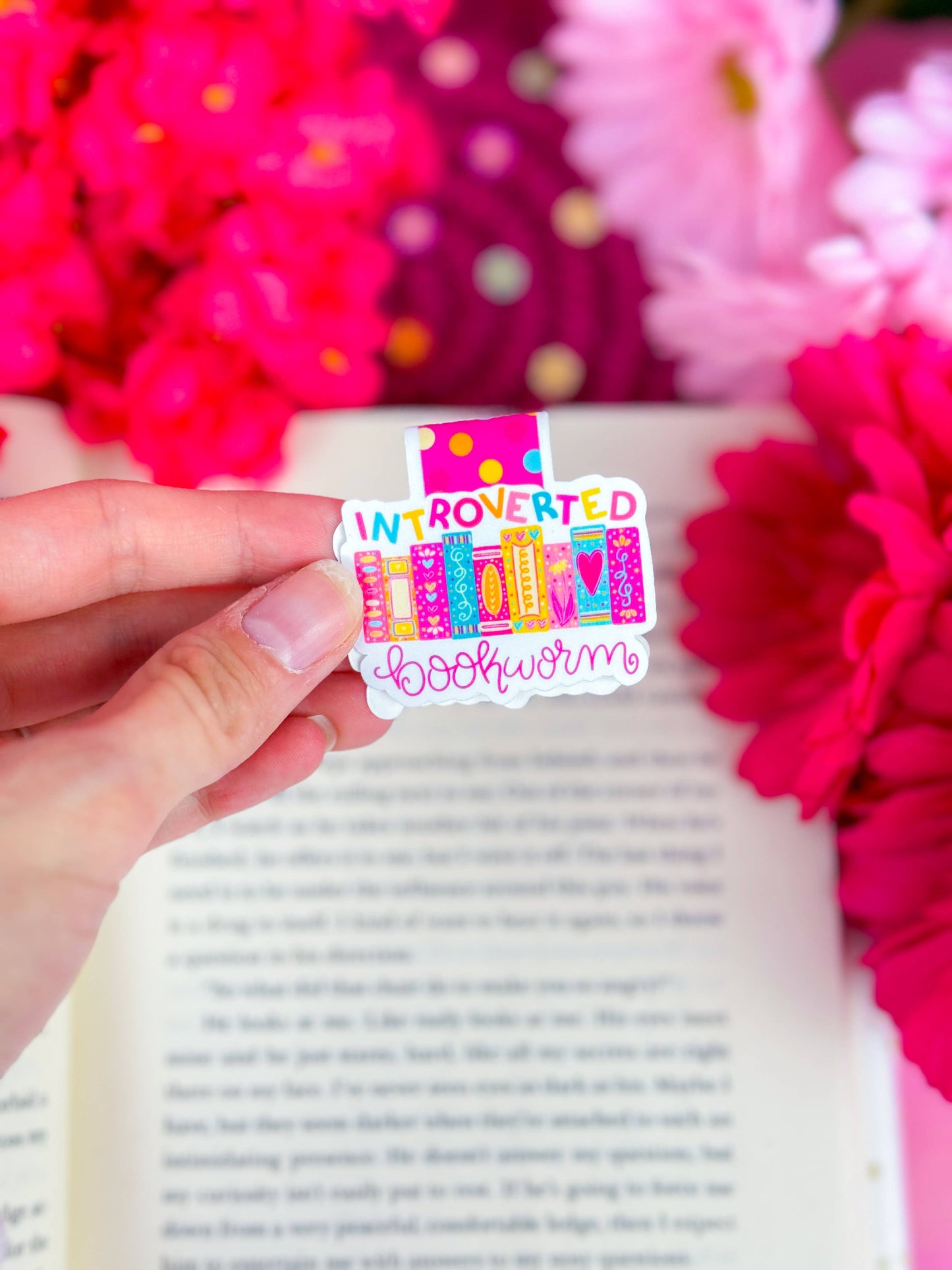 Introverted Bookworm Magnetic Bookmark