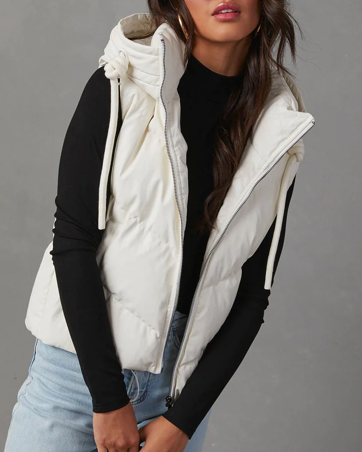 Hooded Puffer Vest