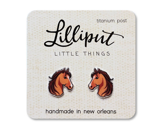 Lilliput Horse Earrings