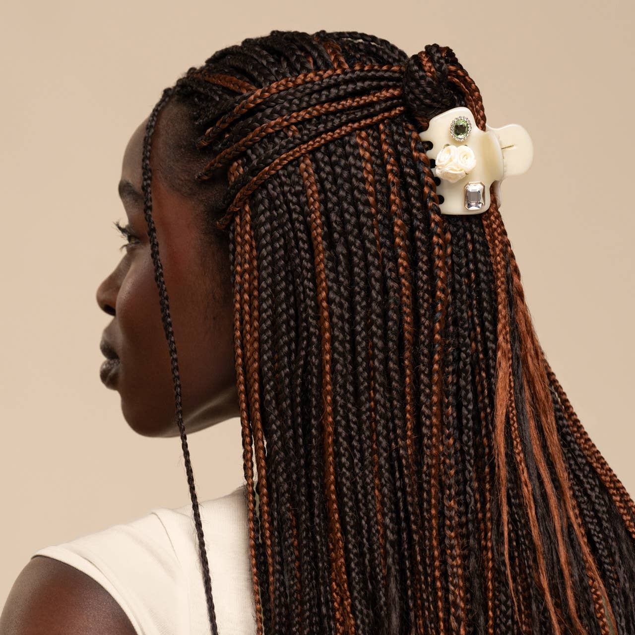 KitschPop Cloud Clip 7pc Set Vintage - Pearlized Cream