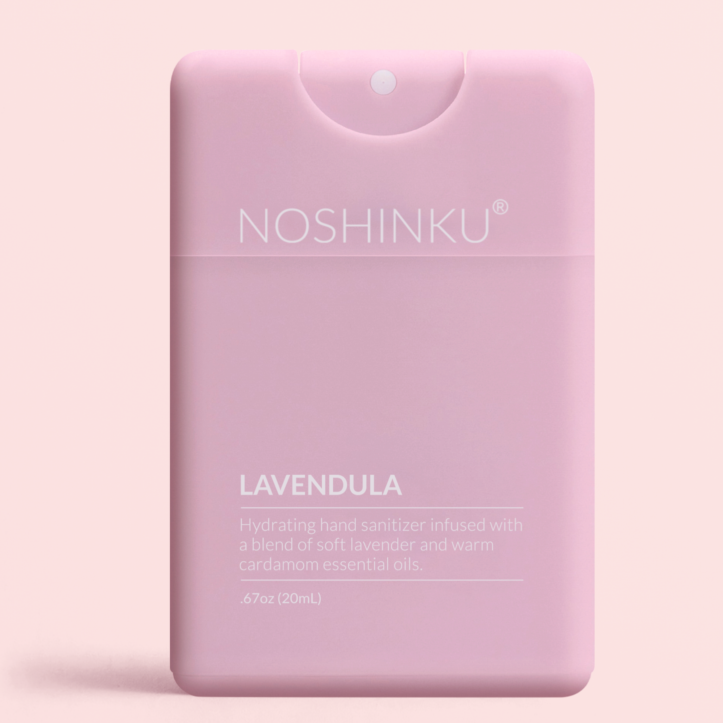 Noshinku Lavender Pocket Hand Sanitizer – Refillable Moisturizing Sanitizer