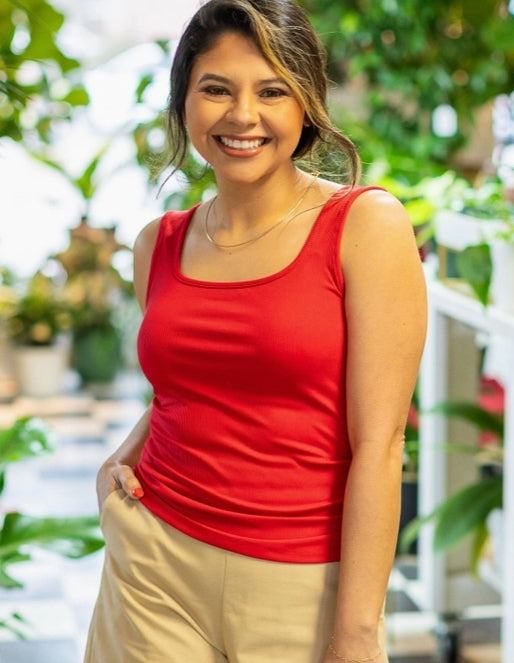 Grace + Emma Bella Square Neck Layering Tank color options