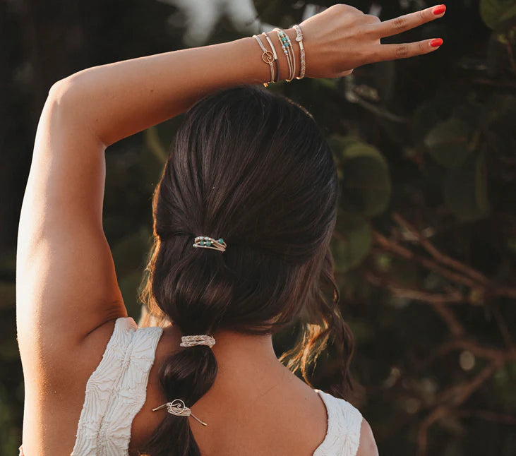 K'Lani Reflect hair tie + bracelet set
