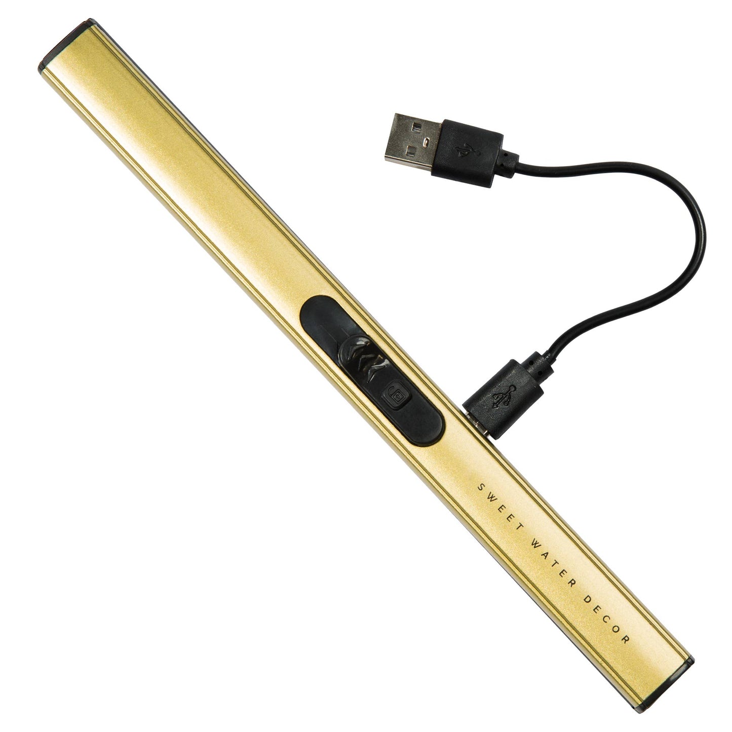 Gold Rechargeable Electric Lighter - Home Decor & Gift