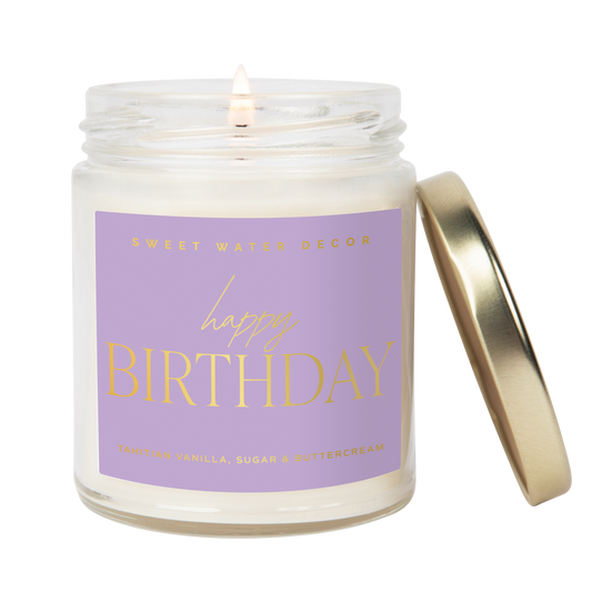 Happy Birthday 9 oz Soy Candle