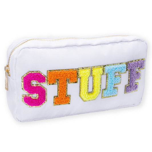 STUFF Chenille Travel Makeup Pouch