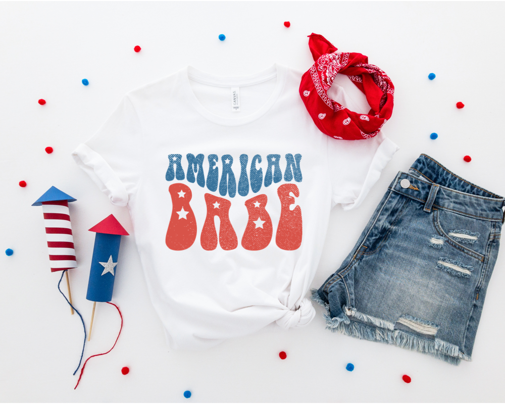 AMERICAN BABE GRAPHIC TEE