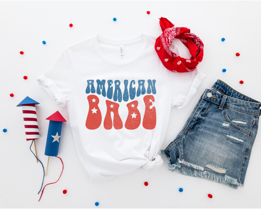 AMERICAN BABE GRAPHIC TEE