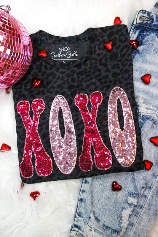 XOXO Sequin Tee