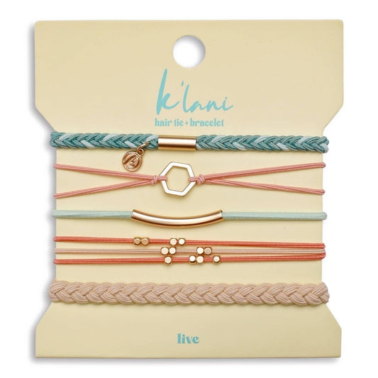 Live K’lani hair tie + bracelet