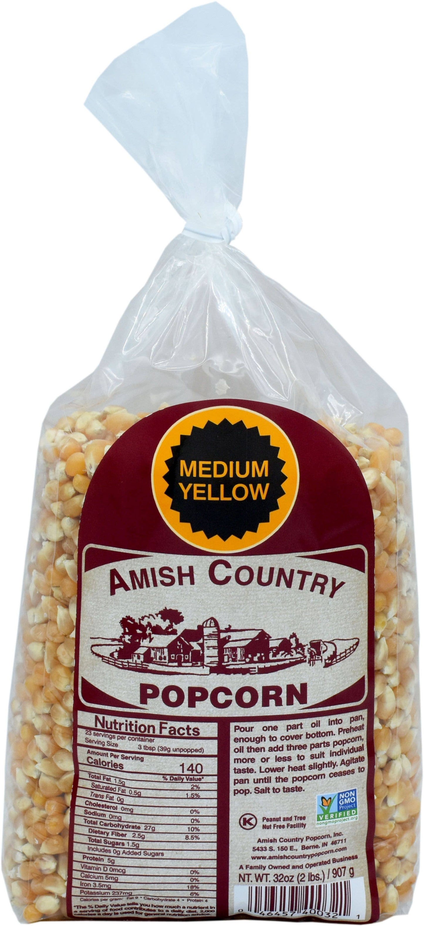 Bag of Medium Yellow Popcorn