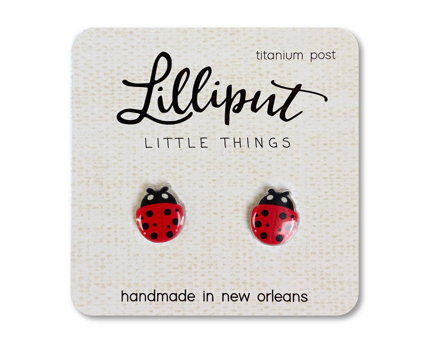 Ladybug Earrings