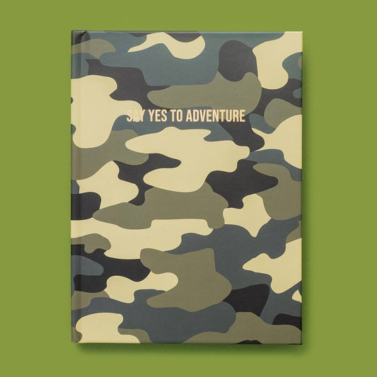 Notebook - "Say Yes to Adventure" - Camo